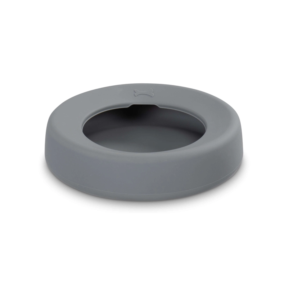 Messy Mutts Non-Spill Bowl Gray