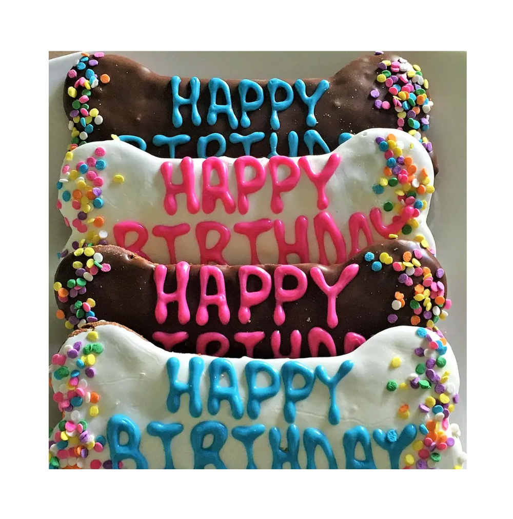 Happy Birthday Cookie (Bright Colors w/Sprinkles)