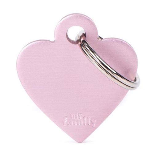MyFamily Basic Aluminum Pink Heart