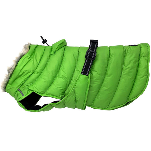 Doggie Design Alpine Puffer Lime Green