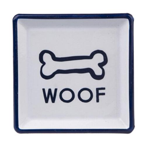 Woof Square Trinket Dish -Disc.