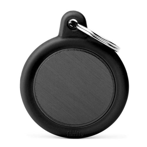 MyFamily Hushtag - Black Circle w/Black Rubber