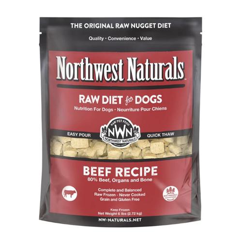 Beef Frozen Nuggets 6# Northwest Naturals