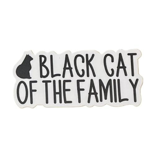 "Black Cat of the Family" Sticker