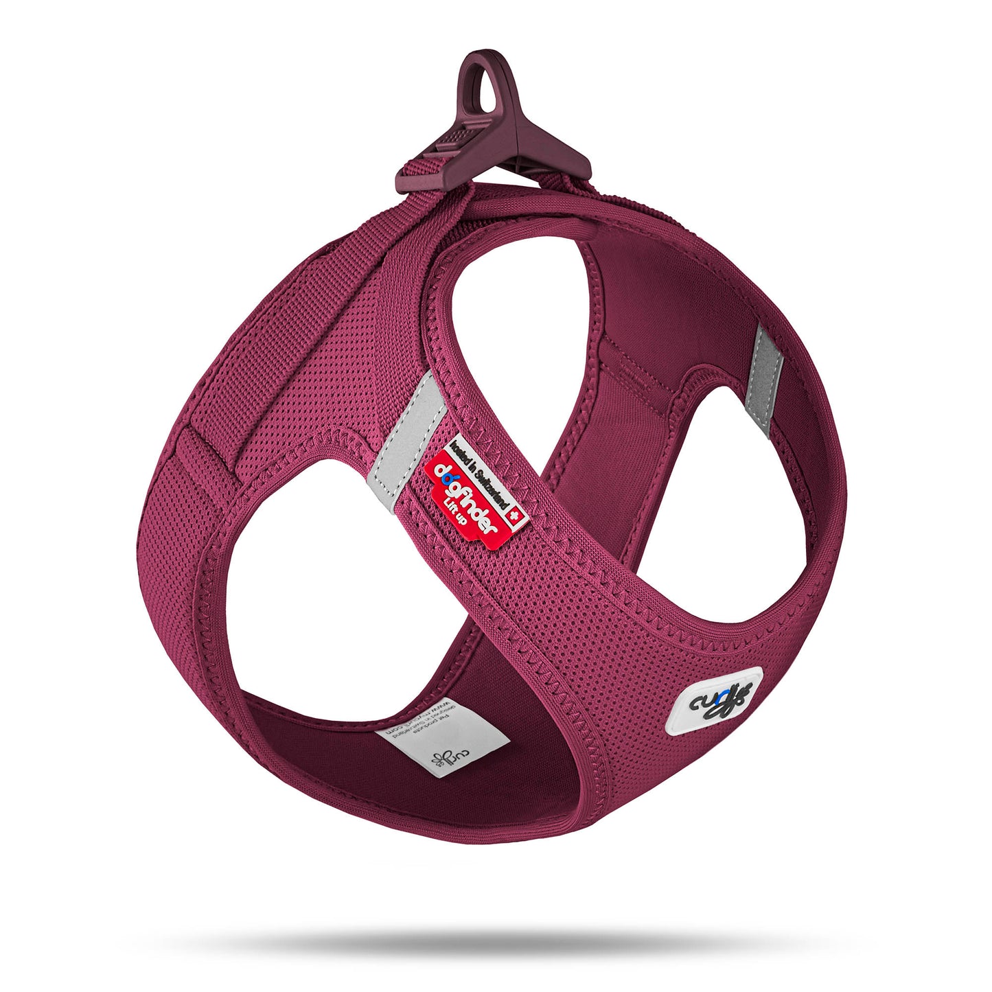 Curli Air-Mesh w/Curli Clasp Harness Ruby