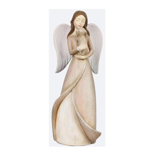 Angel with Dog Figure