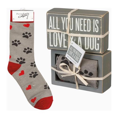 Love & A Dog Gift Set