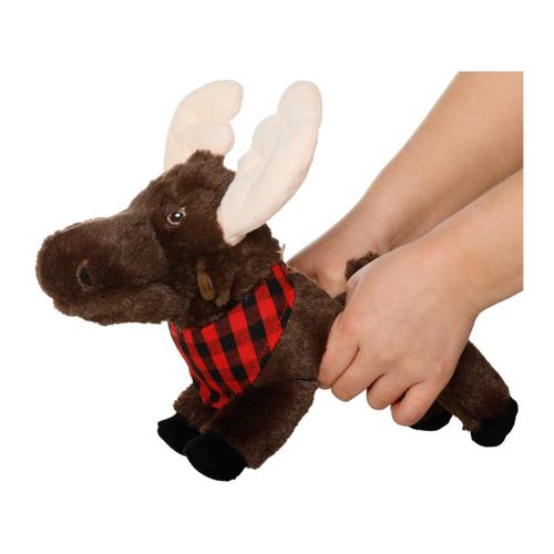 Tall Tails Holiday Animated Moose 12"