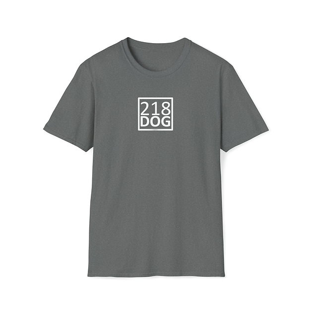 MN Nice "218 Dog" T-Shirt - Heather Gray -Disc.