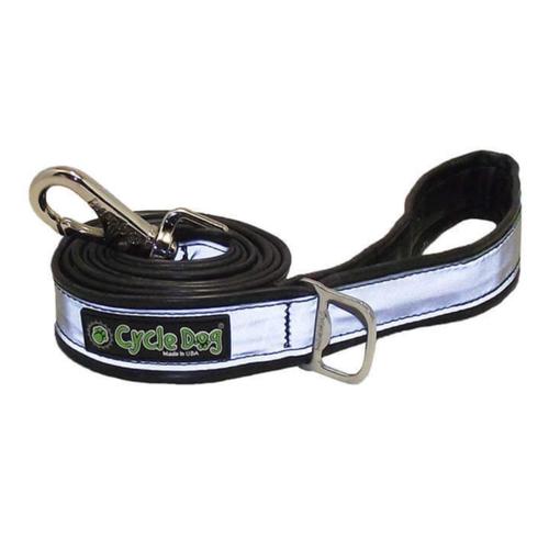 Cycle Dog MAX Reflective Silver 6' Leash - USA Made