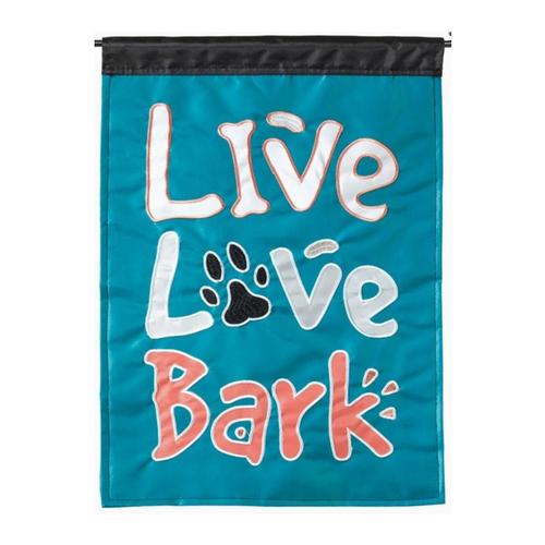 Live Love Bark Flag