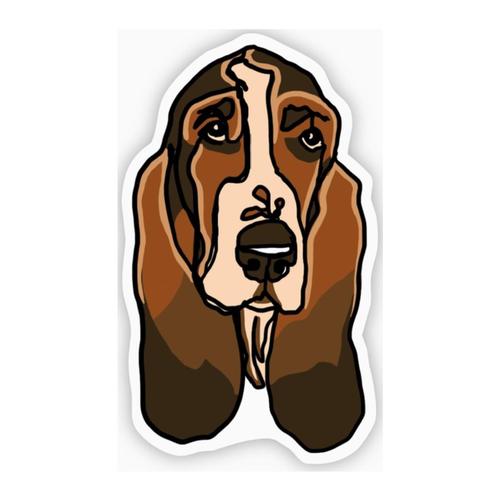 Basset Hound Sticker