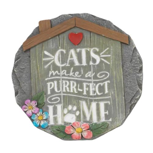 Cats Make a Purr-fect Home Stepping Stone -Disc.