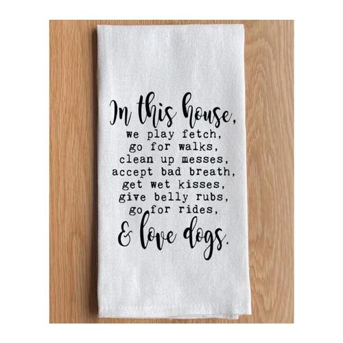 In This House Tea Towel