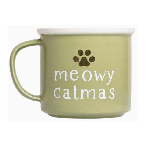 Holiday Mug - Meowy Christmas