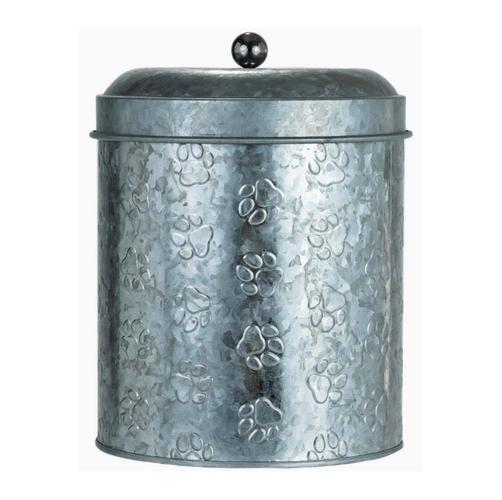 Puppy Paws Galvanized Canister M