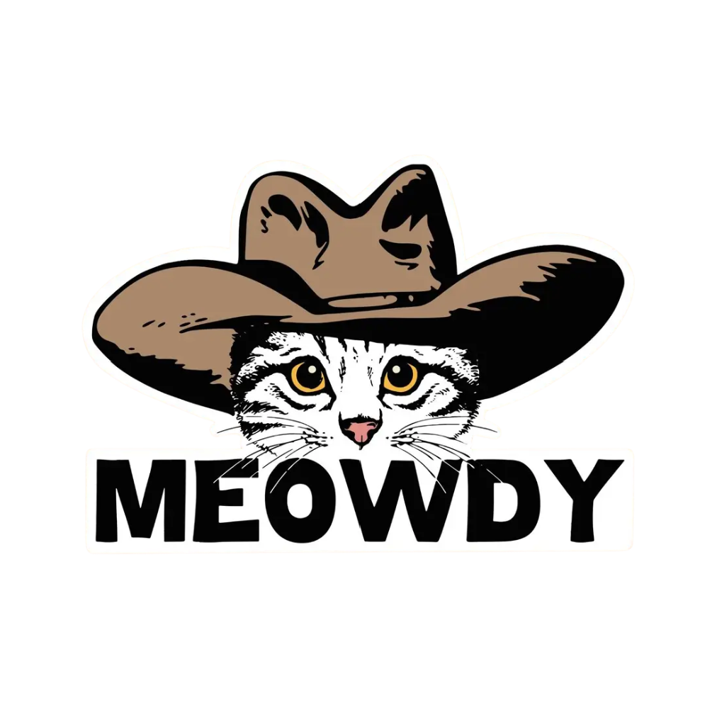 Meowdy Sticker by ES