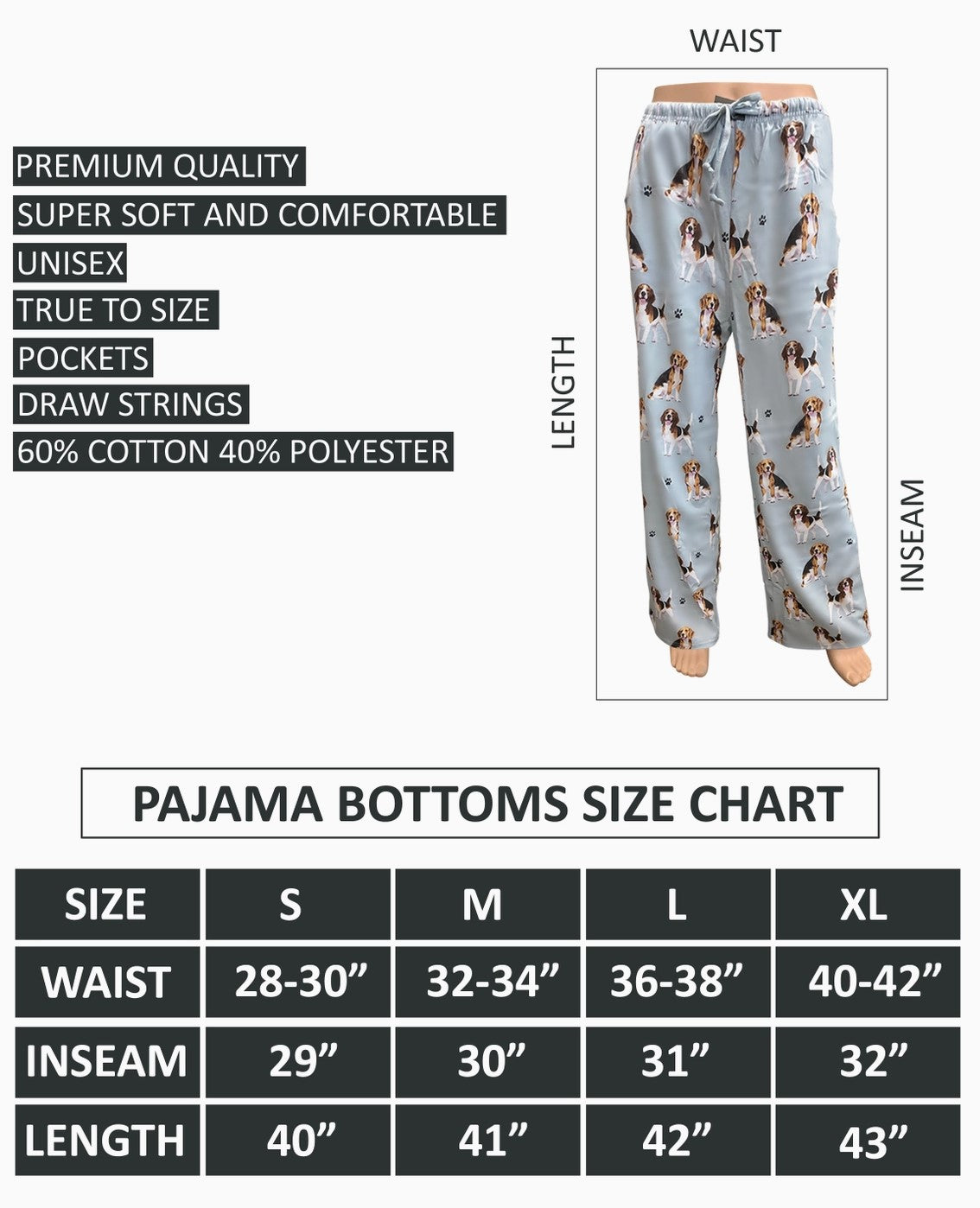 Black Labrador Pajama Pants