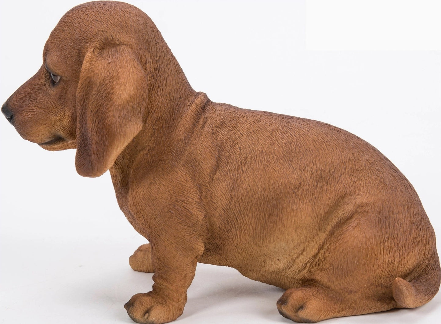 Sitting Dachshund Puppy Figurine