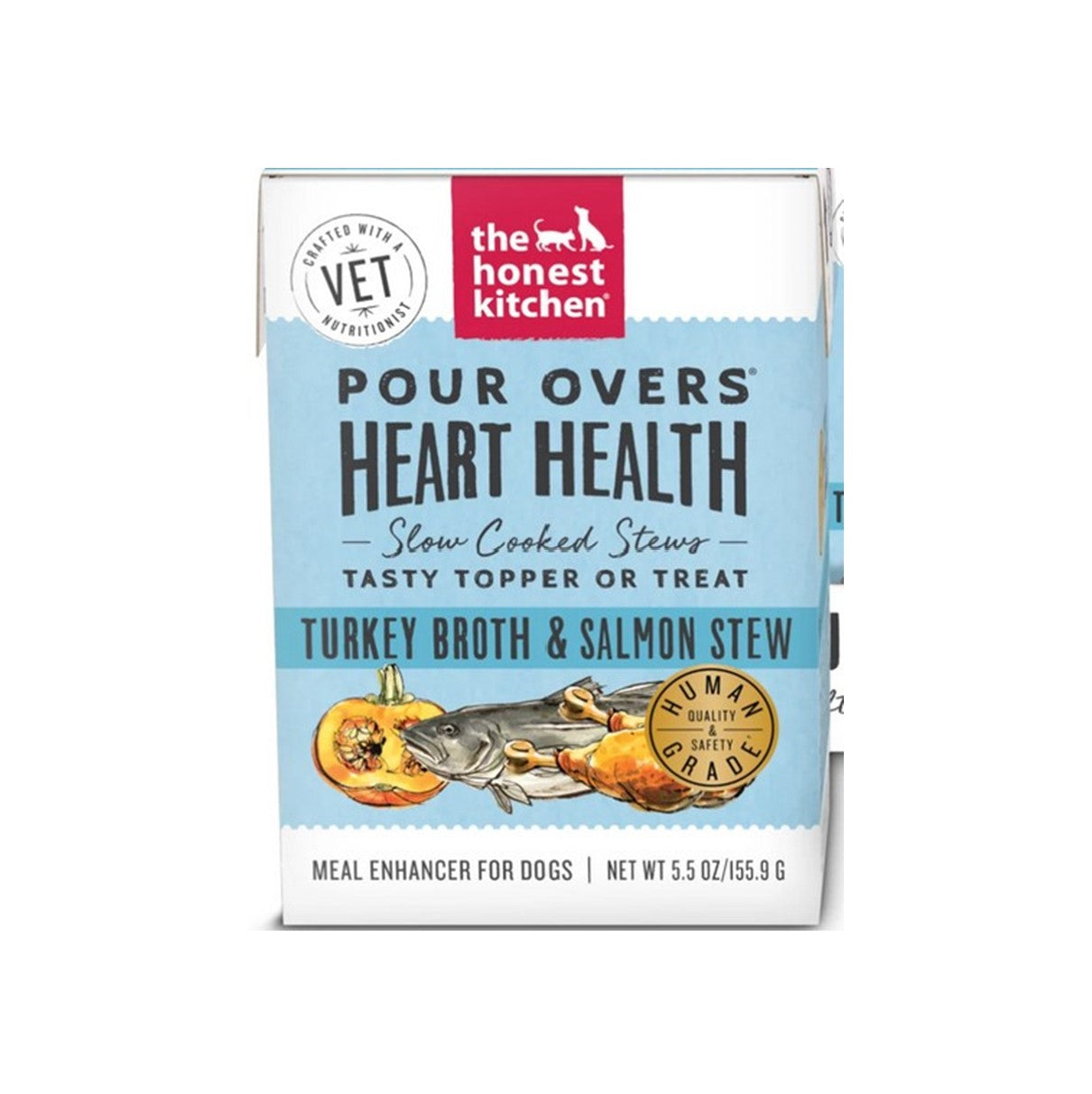 Honest Kitchen Heart Turk/Salm Stew Pour 5.5oz