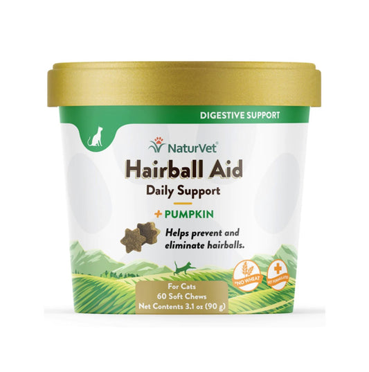 NaturVet Cat Hairball Aid 60ct