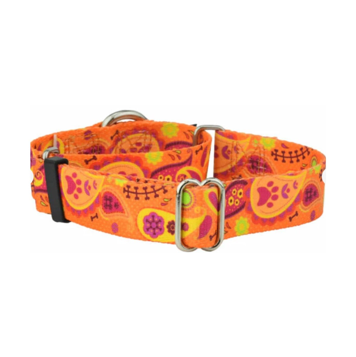 2 Hounds Martingale Orange Paisley