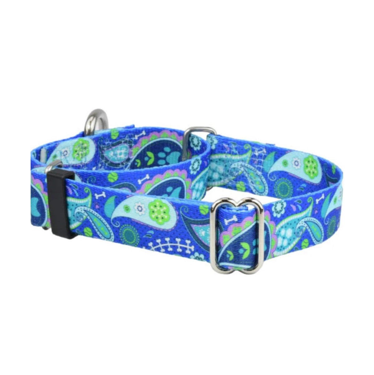 2 Hounds Martingale Paw Paisley