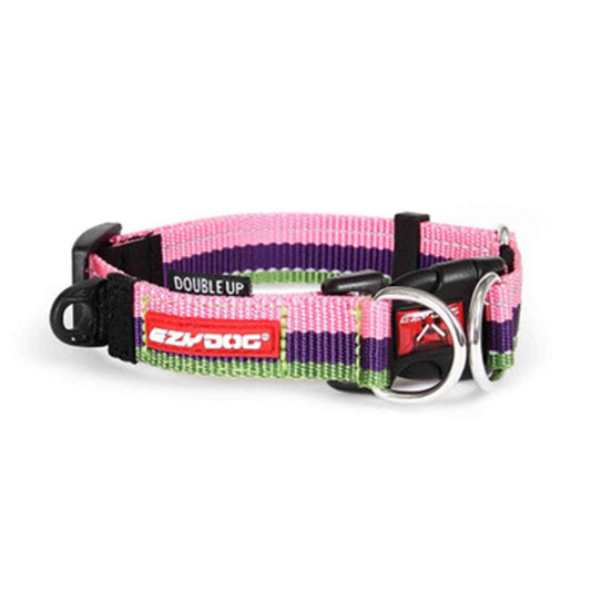 EzyDog Double Up Collar Bubble Gum