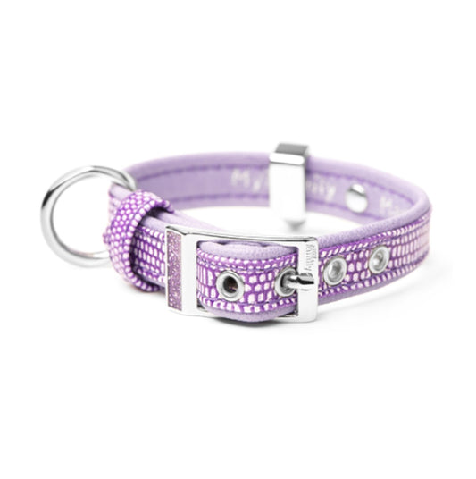 MyFamily Saint-Tropez Lilac Faux Leather Collar