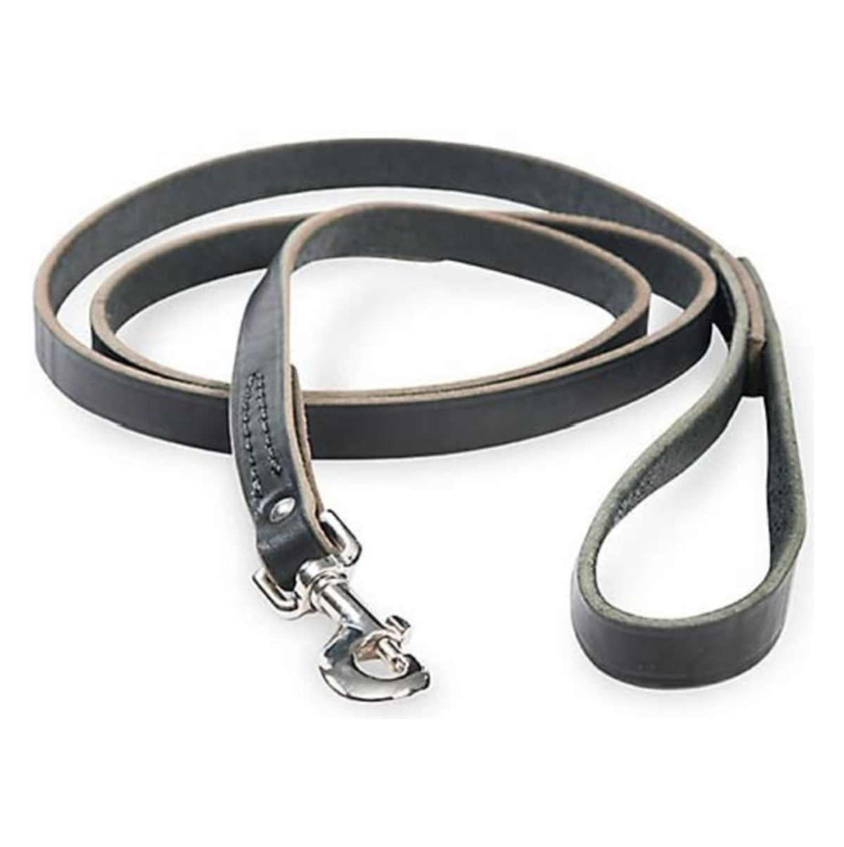 Leather Brothers Latigo Leash Black - USA Made