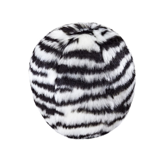 Fluff & Tuff Zebra Ball Squeakerless