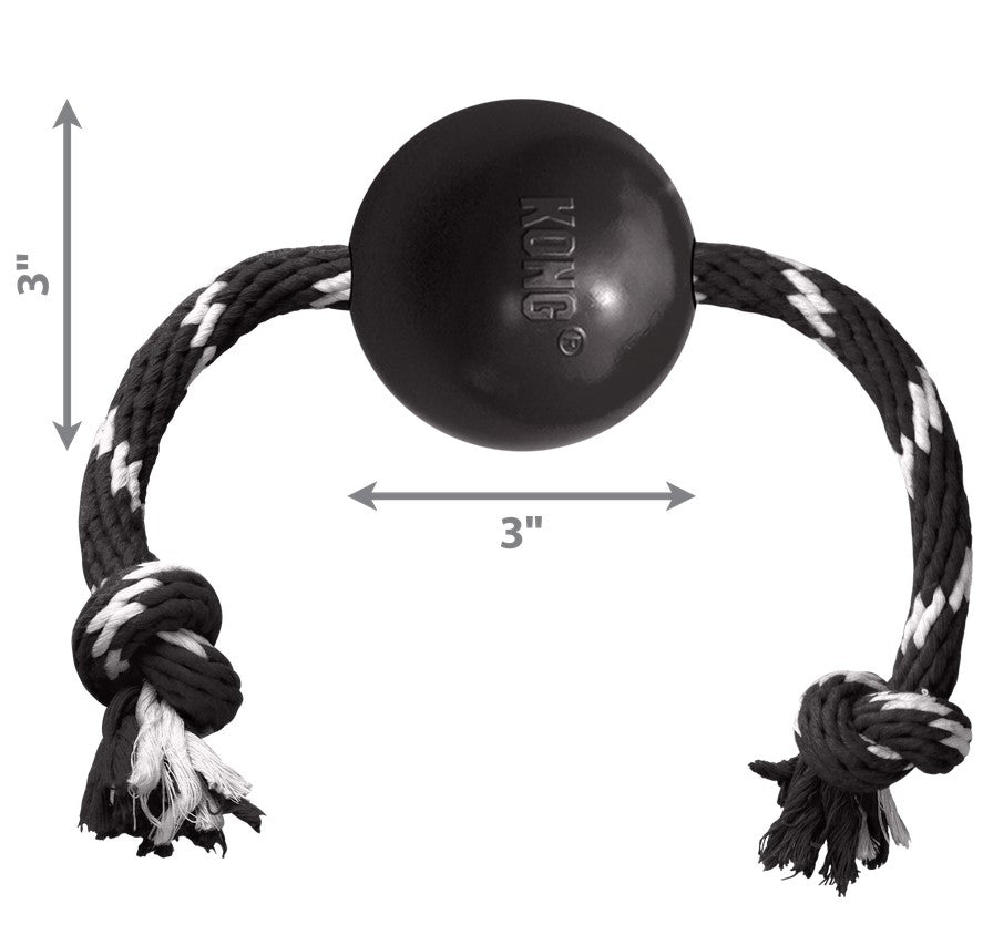 Kong Extreme Ball w/Rope L