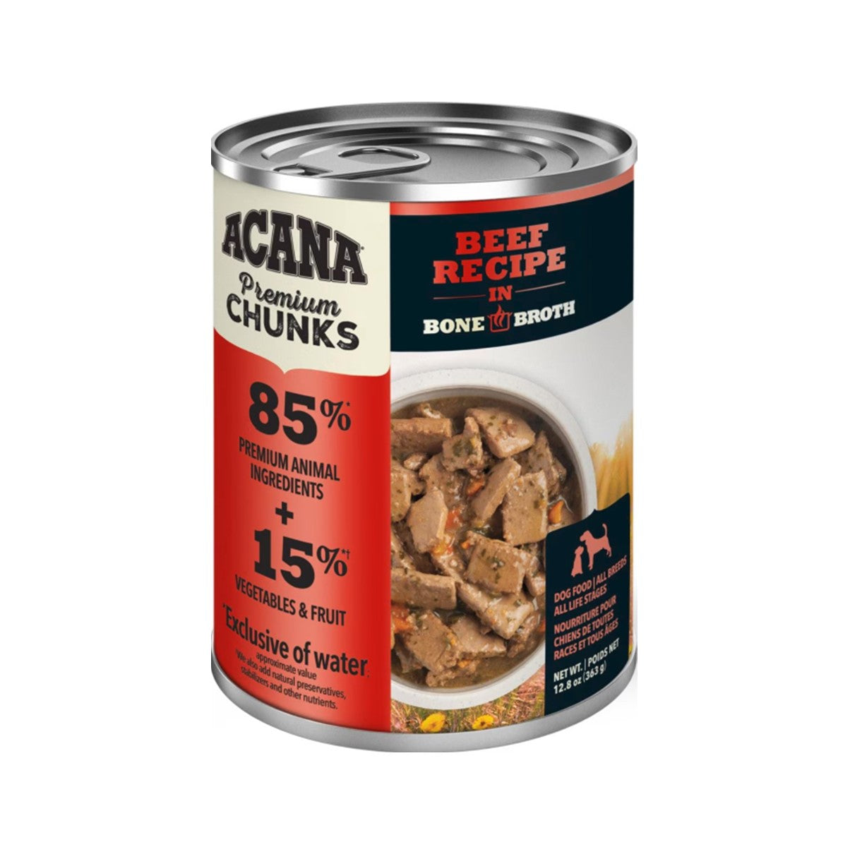 Acana Beef Recipe Can 12.8oz