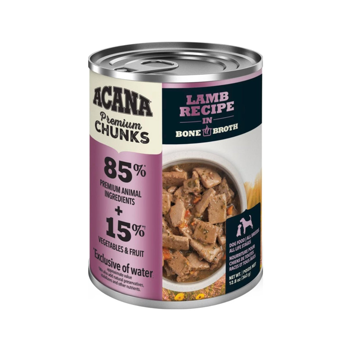 Acana Lamb Recipe Can 12.8oz