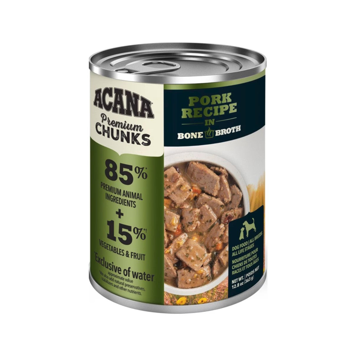 Acana Pork Recipe Can 12.8oz