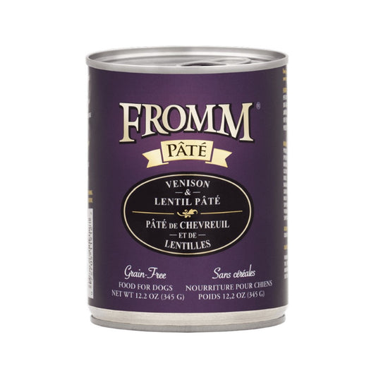 Fromm Venison/Lentil Can 12.2oz Grain Free