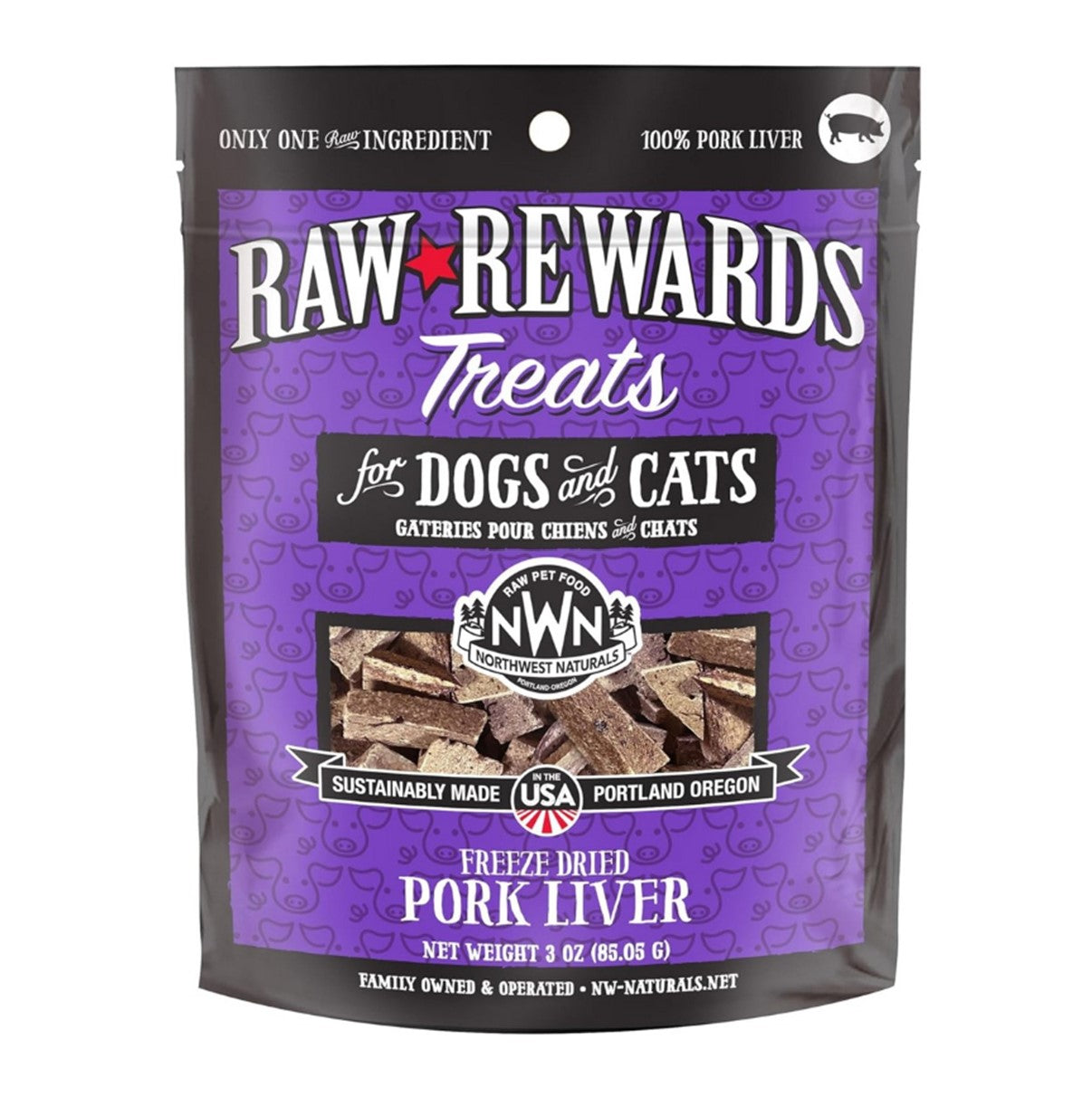 Northwest Naturals Pork Liver 3oz