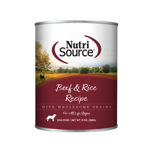 NutriSource Beef/Rice Can 13oz