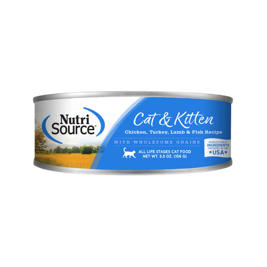 NutriSource Cat/Kitt Ckn/Turk/Lamb/Fish 5oz