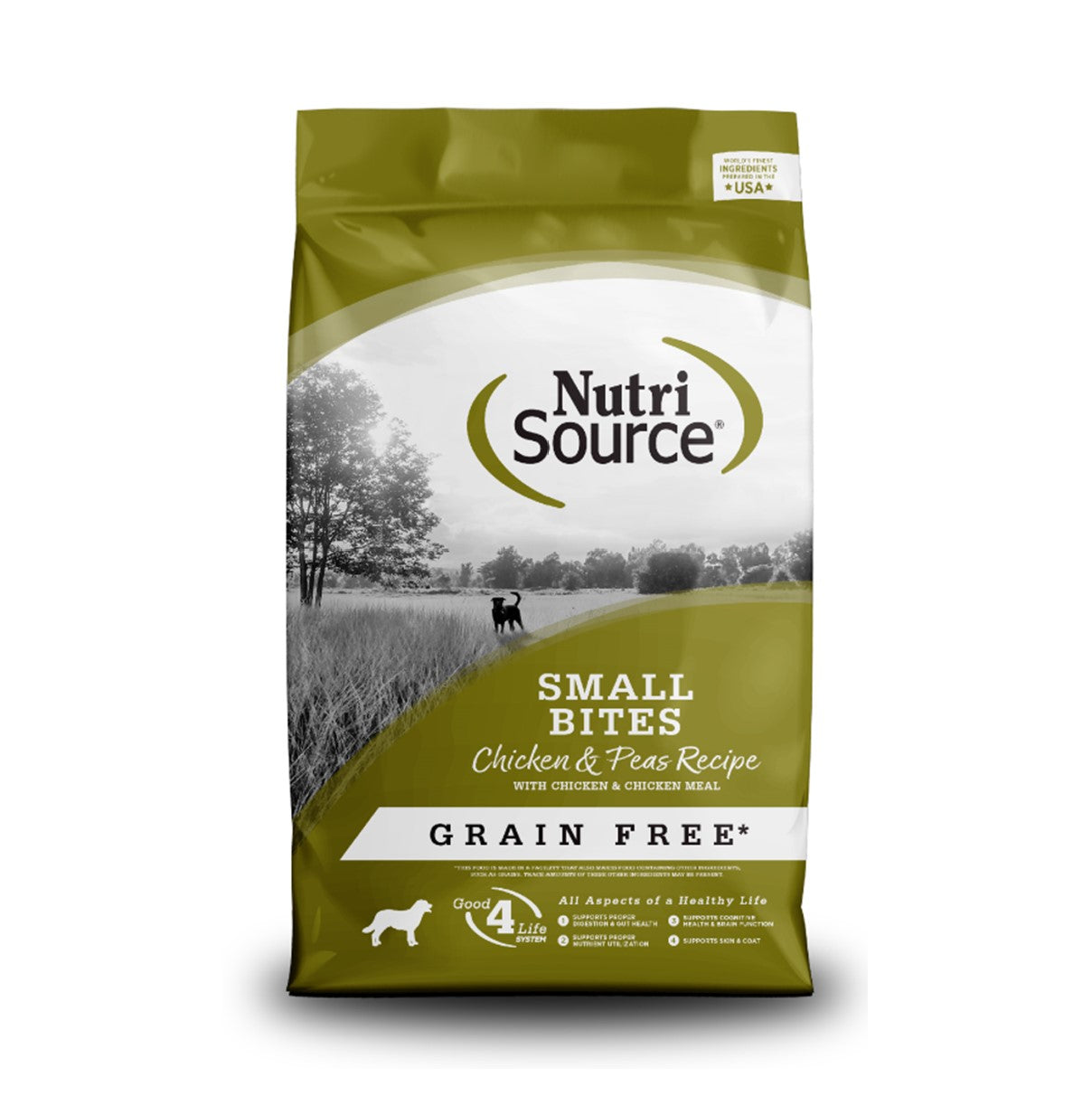 NutriSource Chicken & Peas Small Bites Adult