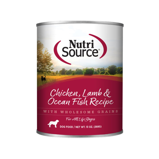 NutriSource Chicken/Lamb/Fish Can 13oz