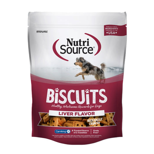NutriSource Liver GF Biscuits 14oz
