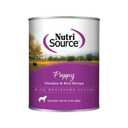 NutriSource Puppy Chicken/Rice Can 13oz