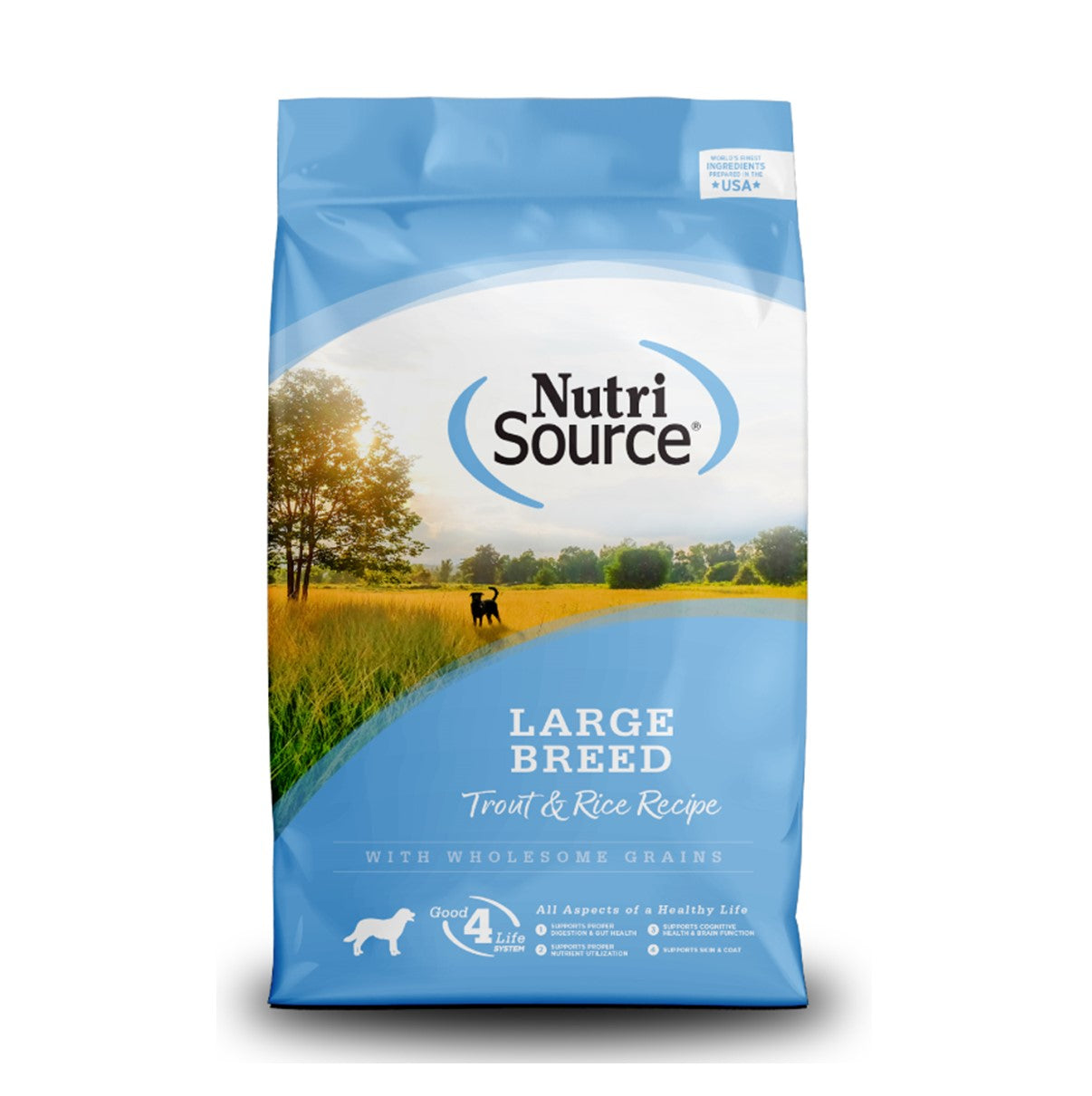 NutriSource Trout & Rice Large Breed Adult