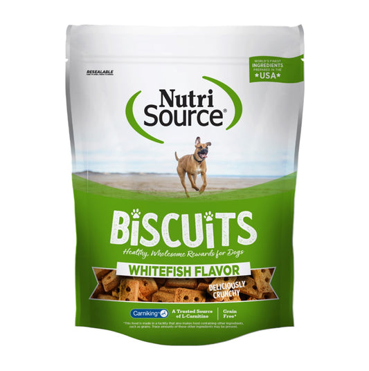 NutriSource Whitefish GF Biscuits 14oz