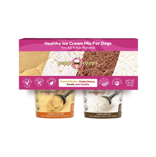 Puppy Scoops Sample Pack Ice Cream Mix 4pk