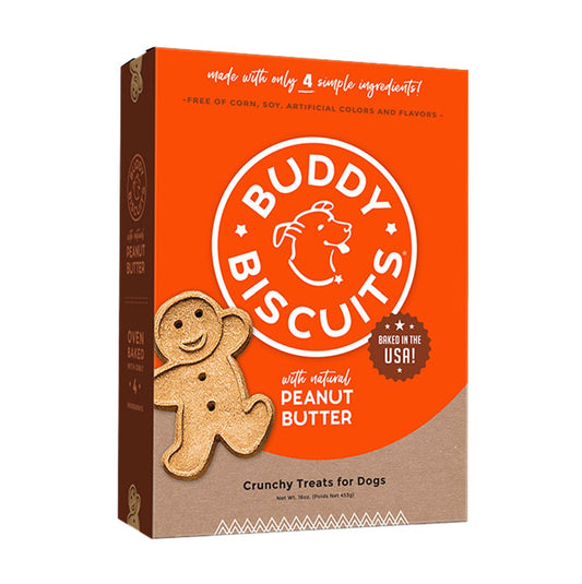 Buddy Biscuits PB 16oz