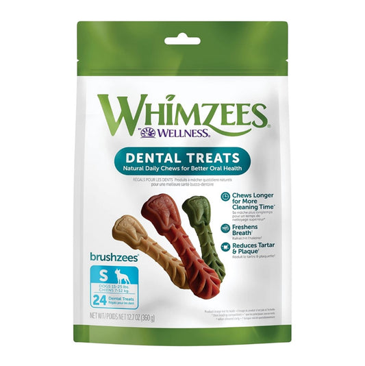 Whimzees Toothbrush S (15-25 lbs) 24ct