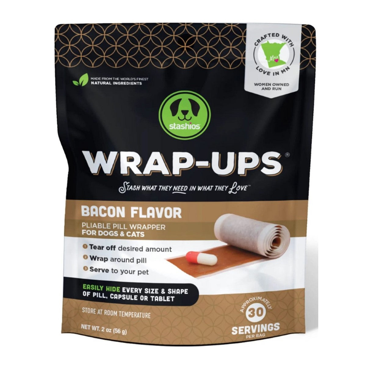 Stashios Wrap-Ups Bacon 2.1oz