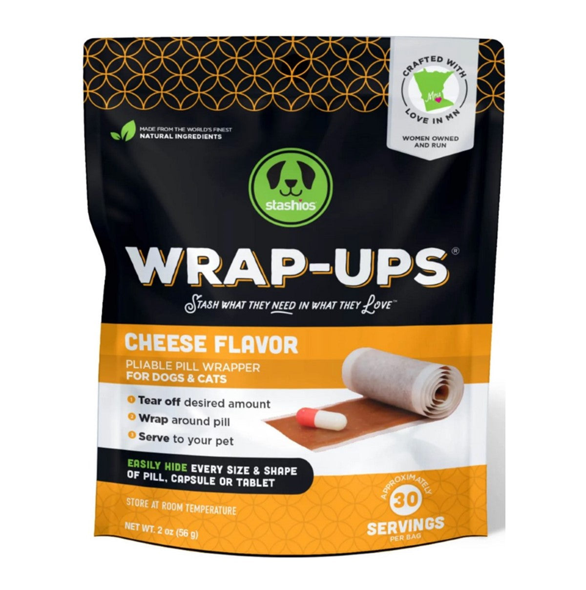 Stashios Wrap-Ups Cheese 2oz